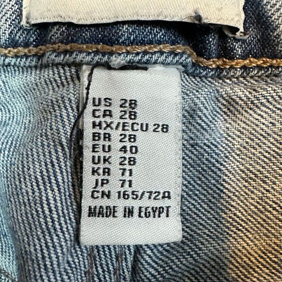 Forever 21 Los Angeles Distressed Skinny Jeans Acid Wash| Women Size 28 - Picture 12 of 13